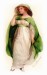 st-patricks-day-woman-in-green-cape-free-clip-art
